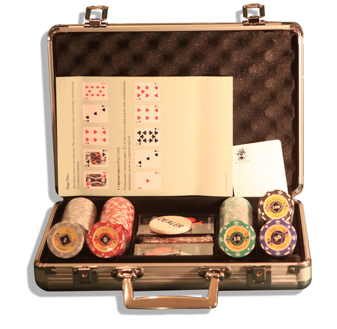 Crown 200, Набор для игры в покер