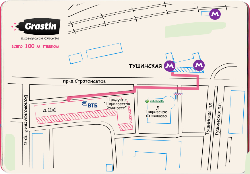 М тушинская карта