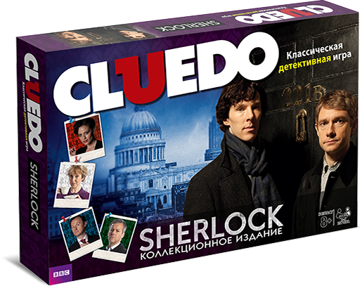 Настольная игра CLUEDO Sherlock (Шерлок)
