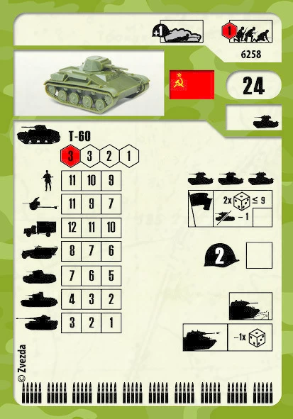 6258 Сов.легкий танк Т-60