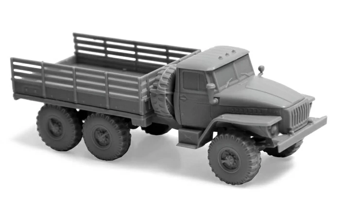 7417 Советский армейский грузовик Урал 4320.