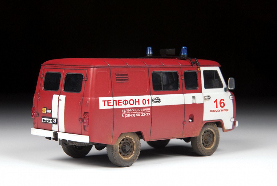 43001 УАЗ-3909 Буханка. Пожарная служба.