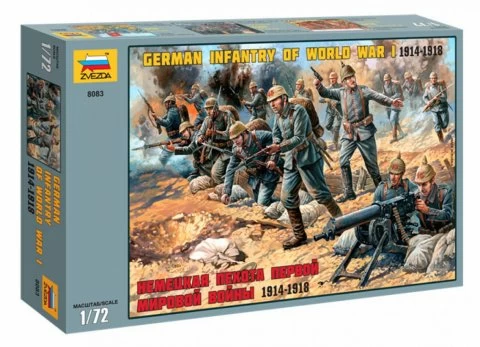 8083 Немецкая пехота Первой мировой войны 1914-18гг