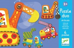 Пазл-Дуо Машинки