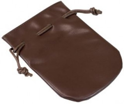 АКСЕССУАРЫ: Большой мешочек для кубиков DICE&GAMES Искуственная кожа(110х150мм): коричневый МШ-000004