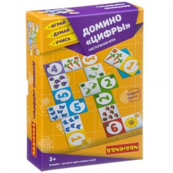 Домино Цифры- настольная игра BONDIBON.