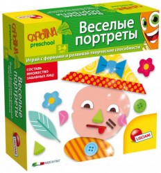 R55098 LISCIANI CAROTINA PRESCHOOL Обучающая игра ВЕСЕЛЫЕ ПОРТРЕТЫ