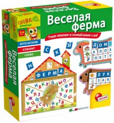 R53087 LISCIANI CAROTINA PRESCHOOL Обучающая игра ВЕСЕЛАЯ ФЕРМА