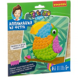 Набор для творчества  BONDIBON.  Аппликация из фетра. Тукан