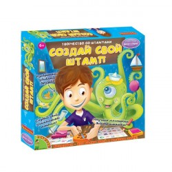 Набор для творчества  BONDIBON. Творчество со штампами. СОЗДАЙ СВОЙ ШТАМП, БУКИ  Арт.0003