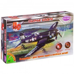 Сборная 4D модель самолёта, Воndibon, М1:48,  ВОХ 13х4,5х22 см.