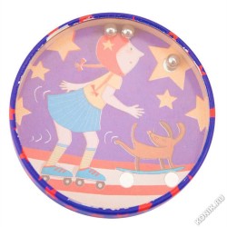 Головоломка Moulin Roty Прогулка на роликах, с шариками