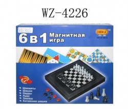 Игра настольная магнитная 6 в 1