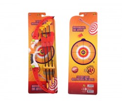 Лук со стрелами на присосках, в наборе 3 стрелы с держателем и лук, 61x21x5