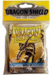 АКСЕССУАРЫ: Протекторы Мини Dragon Shield (разноцветные, 50 шт.): золотые АТ-10106