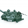 3551 Танк т-72б с акт.броней