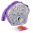 Набор для раскрашивания с 3D красками BONDIBON, сумочка пятиуг. ДИСКО