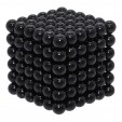 Magnetic Cube, черный, 216 шариков, 5 мм