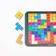 Логическая игра WOODLAND 065107 Тетрис большой цветная мозайка