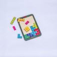 Логическая игра WOODLAND 65206 Тетрис малый цветная мозайка