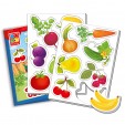 Развивающая игра VLADI TOYS VT3106-03 Мой маленький мир Овощи, фрукты
